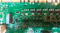 Whirlpool ADP 860 IX - identyfikacja spalonych elementów na płycie programatora