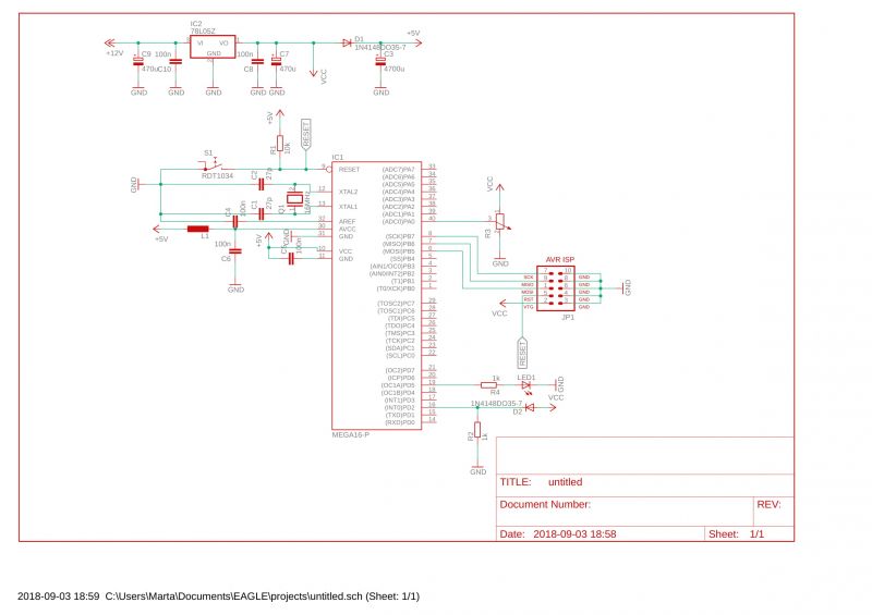 Atmega16 - Zapis danych do eeprom po zaniku zasilania Atmega16 - Zapis danych do eeprom po zaniku zasilania