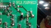 Odkurzacz Elektrolux Z8822 płytka zasilania COR485J uszkodzona dioda zenera.