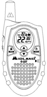 Midland G300 GMRS Porto Manual