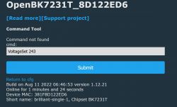 [BK7231T] My HTTP server, configurator, MQTT support from Home Assistant
