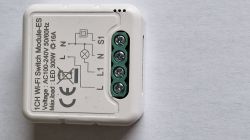 Smart Wi-Fi Switch with Power Monitoring 1CH Wi-Fi switch module with power monitoring, 16A.