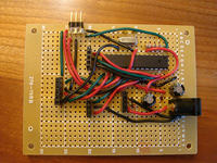 Cylinder z 95 diod RGB