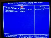 Podkręcanie Intel Celeron 4, 1700 MHz na Matsonic MS9107C