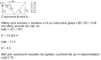 Zadanie z metodą Thevenina - różnica w obliczeniach prądu (3,76A vs 2,28A)