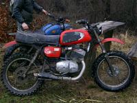 Motocykl Jawa/Cz 350 na crossa Motocykl Jawa/Cz 350 na crossa