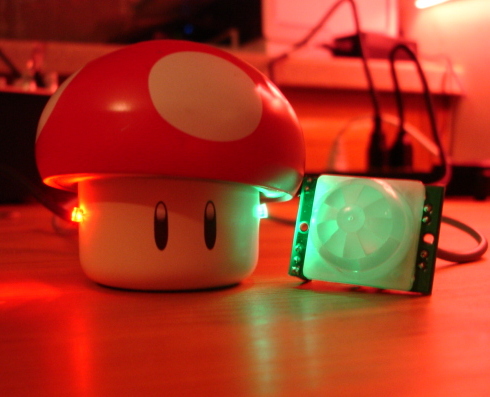czujnik ruchu rodem z Mario Brothers czujnik ruchu rodem z Mario Brothers