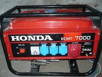 Prawie Honda ECMT 7000- uszkodzony regulator.