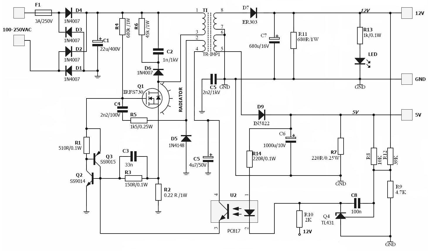 Sku 6723 ac dc 12v схема