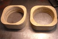 Golf II - dystanse w drzwi pod glośniki 130mm