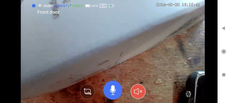 WiFi wireless video intercom - test, app and interior WiFi wireless video intercom - test, app and interior