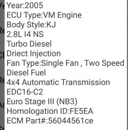 Jeep crd 2005 - Szukam schematu instalacji ABS, kolory przewodów przy pompie