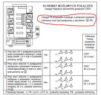 Podłączenie kuchni elektrycznej z płytą ceramiczną do instalacji dwużyłowej