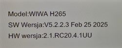 WIWA H265 tuner - the issue of updating via usb / network and network operation 