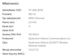 TP-LINK TL-WR841N Problem z internetem przez Wi-Fi