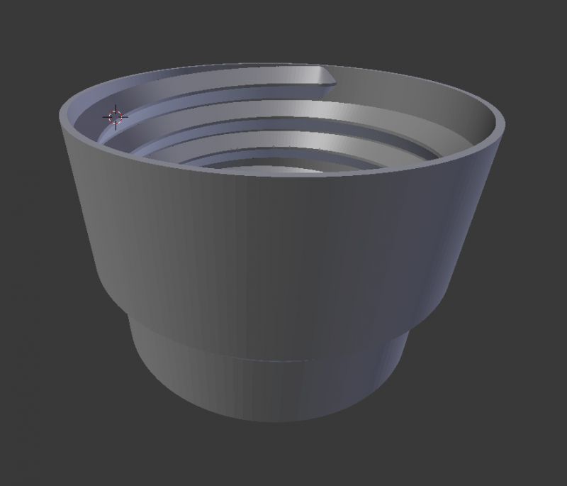 Adapter to lead out a pipe from a portable air conditioner - DIY 3D printing