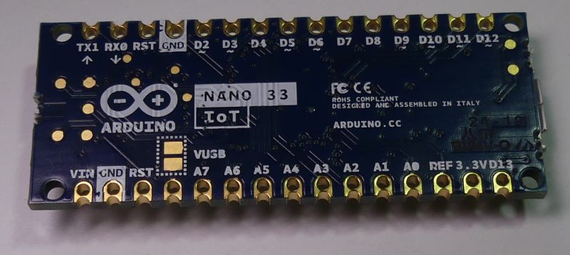 Arduino NANO 33 IoT, review, launch, tests, how to