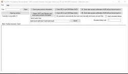 Screenshot of a WiFi module simulation app for battery device testers.
