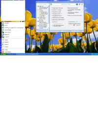 Zmiana wyglądu paska zadań w Windowsie XP, komunikat o nałożonych ograniczeniach