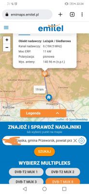 Kupno Televes DAT BOSS LTE T-FORCE a odbiór z doliny Podkarpacie