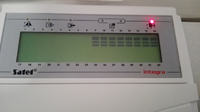 Satel manipulator INT-KLCD-GR krzaki na wyświetlaczu i brak reakcji
