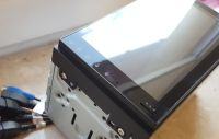 Choice of 2din radio - the only requirements are AV IN input for the camera and 