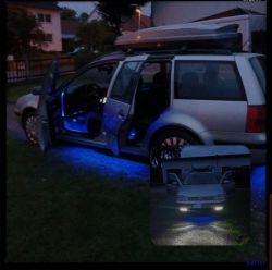 VW Golf 4 2000r.: Jaki moduł/przekaźnik do LED podświetlenie "kałuż"?