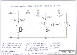 SABA 70W CE9596 zwrotnica