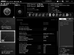 OC I5-6400 na MSI Z170 PC MATE błąd wskazania Vcore