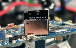CUCO Z0 R V1.2 electronic module mounted on a circuit board.