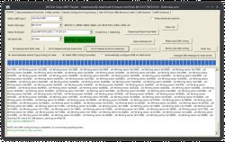 Firmware flashing software interface for BK7231N with successful operation completion.