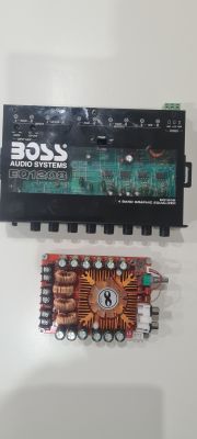 Podpięcie korektora graficznego BOSS do wzmacniacza.