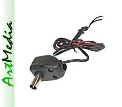 After connecting the antenna, the LED of the power supply turns off.