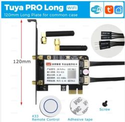 Tuya PRO Long WiFi PCI-E card with antennas and accessories