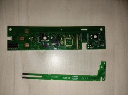 Close-up of a circuit board from the RolloTron 1550 device.