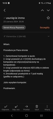 Instrukcja usunięcia imobilajzera w Renault Twingo I.