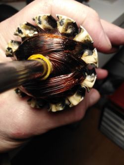 Philips HR1861 - sokowirówka przezwojenie spalonego uzwojenia wirnika
