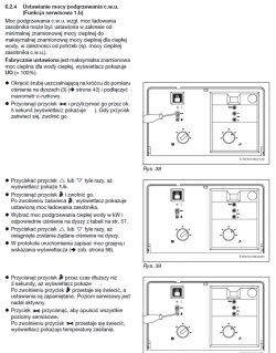 Instrukcja regulacji dla pieca gazowego Buderus Logamax U052.