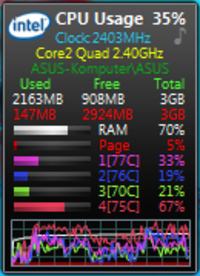C2Q Q6600 - Wysoka temperatura w spoczynku po podkręceniu do 2.8 GHz
