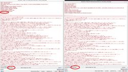 Comparative screenshot of TCP traffic from Firefox and Chrome in Wireshark.