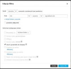 Eliminate Spam from Specific Domains (e.g. signaldust.com, mail.xlmaritime.com) on WP.PL Mail