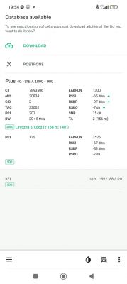 Wysoki ping w routerze ASUS 4G-AX56 na PLUS (Łódź, Liściasta 75) vs HUAWEI B535-232A