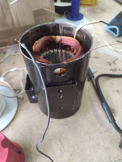 Przezwojenie silnika 220 V, problem Przezwojenie silnika 220 V, problem