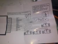 Peugeot 206 - podłączenie modułu domykania szyb Car Remote Device, schemat