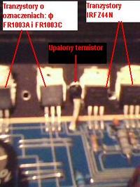 Uszkodzony wzmacniacz SPL AV61400