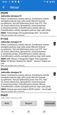 Volvo v50 1.6hdi p1103 i.... - Od lat wraca błąd serwis antypoślizgowy auto mam 7lat i drugi p1103.