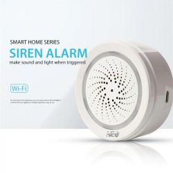 NAS-AB02W6 Ver 2.0 Tuya Siren+Temp+Humidity Sensor: Control LEDs with OpenBK Firmware