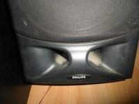 Połączenie kabli 2 głośników Philips z wieży z mini jack pod laptopa