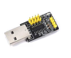 Moduł USB z układem CH340 i pinami konfiguracyjnymi oznaczonymi m.in. jako G0