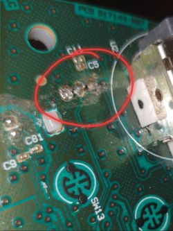 Xbox 360 pad - niedziałający LT po zlutowaniu micro switcha bump''''a LB